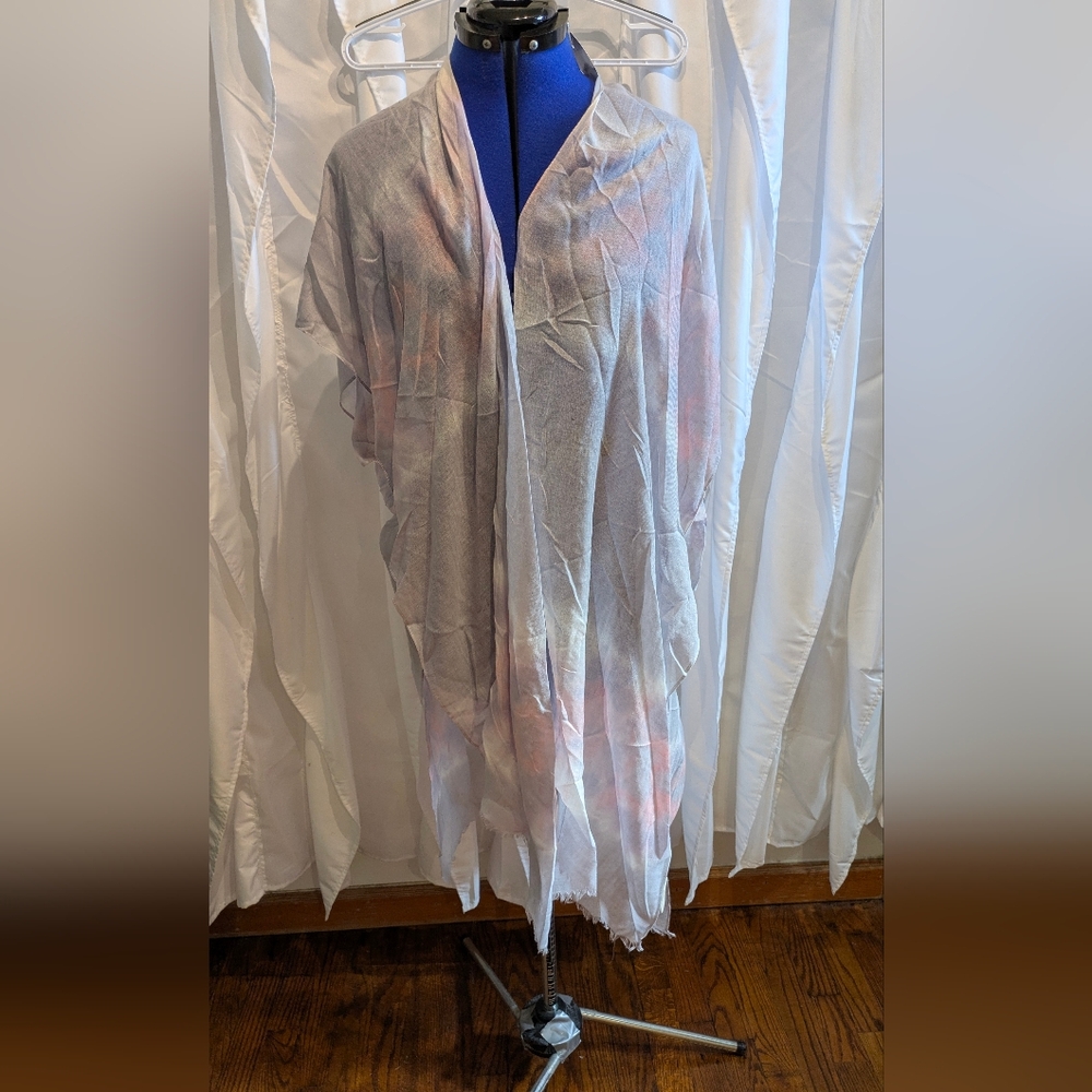 C1 Free People NWT Do Everything In Love Sheer Boho Kimono Cover Up OS